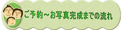 七五三ご予約からお写真完成までの流れ