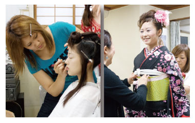 ヘアメイク着付